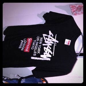 Supreme medium black shirt